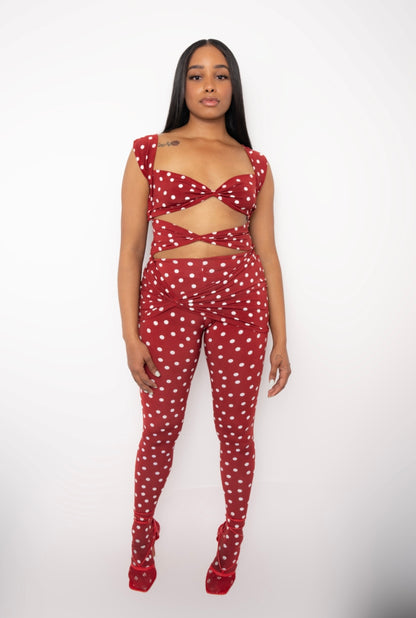 ALL OVER POLKA SET